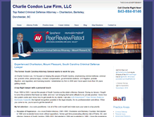 Tablet Screenshot of charliecondon.com